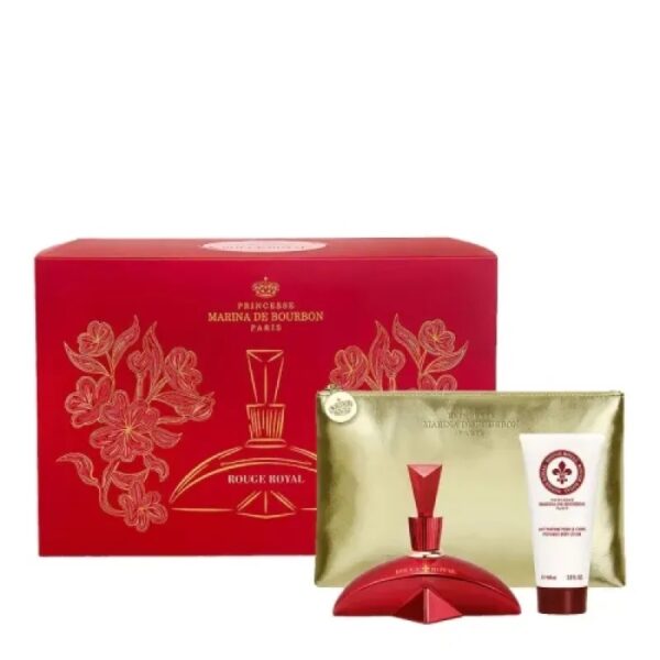 Marina De Bourbon Rouge Royal Kit Coffret Eau De Parfum Necessaire (3 Produtos)