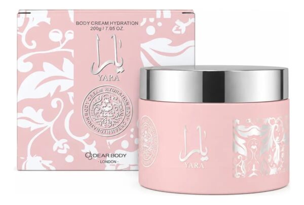 Creme Hidratante Body Cream Árabe Yara Alta Fixação 200g Yara